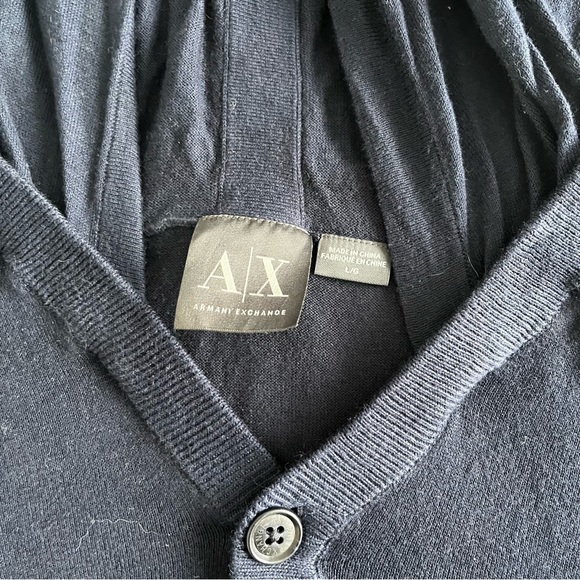 NWT Armani Exchange sweater hoodie Size Large - Picture 4 of 9